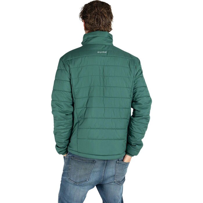 2024 Dryrobe Mens Mid Layer Jacket M100-JCKT-HG - Hunter Green